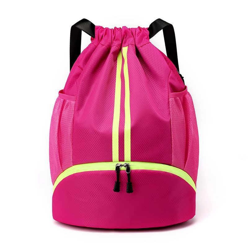 Bolsa deportiva ligera separación seca y húmeda bolsa de natación bolsa de baloncesto fútbol mochila de hombro abertura de la correa de dibujo bolsa portátil de gran volumen de espacio image 10