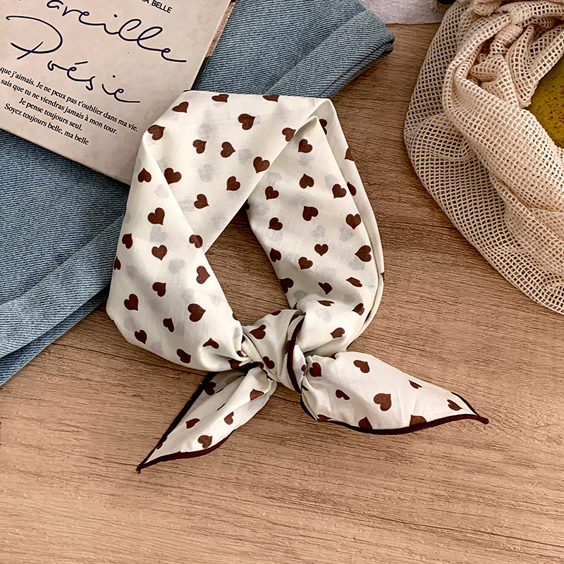 Pañuelo de seda Pañuelo cuadrado de algodón con lunares de alta calidad, bufanda decorativa de todo fósforo para mujer, pañuelo en la cabeza, bufanda delgada, chal pequeño