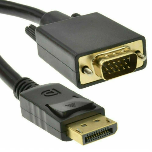 Новый DP к VGA кабель конвертера 1,8 м высокое разрешение видео прямое подключение монитор plug and play