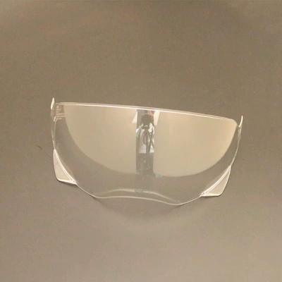 Suitable for Bell Helmet Broozer Retro Helmet Warrior Combination Helmet Day and Night Universal, Electroplating (Dəbilqə (Kaska) aksesuarları) - transparent