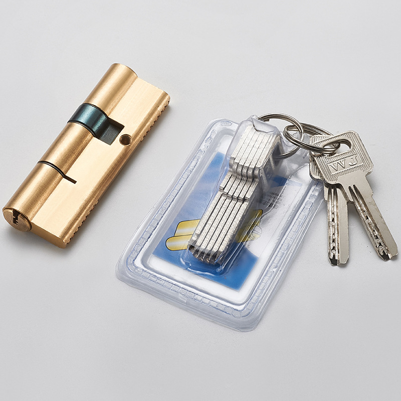 Cerradura de puerta antirrobo clase de cilindro un hogar universal cerradura de puerta de hierro cerradura de la puerta cerradura de cilindro llave de núcleo