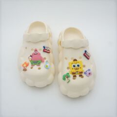 廠家直銷跨境海綿寶寶鞋花派大星洞洞鞋配飾花園鞋鞋扣DIY