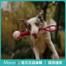 亚马逊新款宠物玩具ETPU狗狗绳结玩具球浮水耐咬狗互动玩具球批发