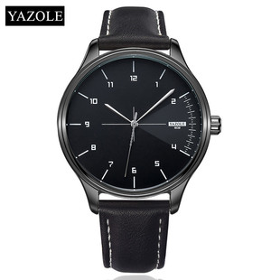 high quality Men's Waterproof Fashion Watch High-end Belt European and American Business Men's Watch Dial Casual Students Foreign Trade