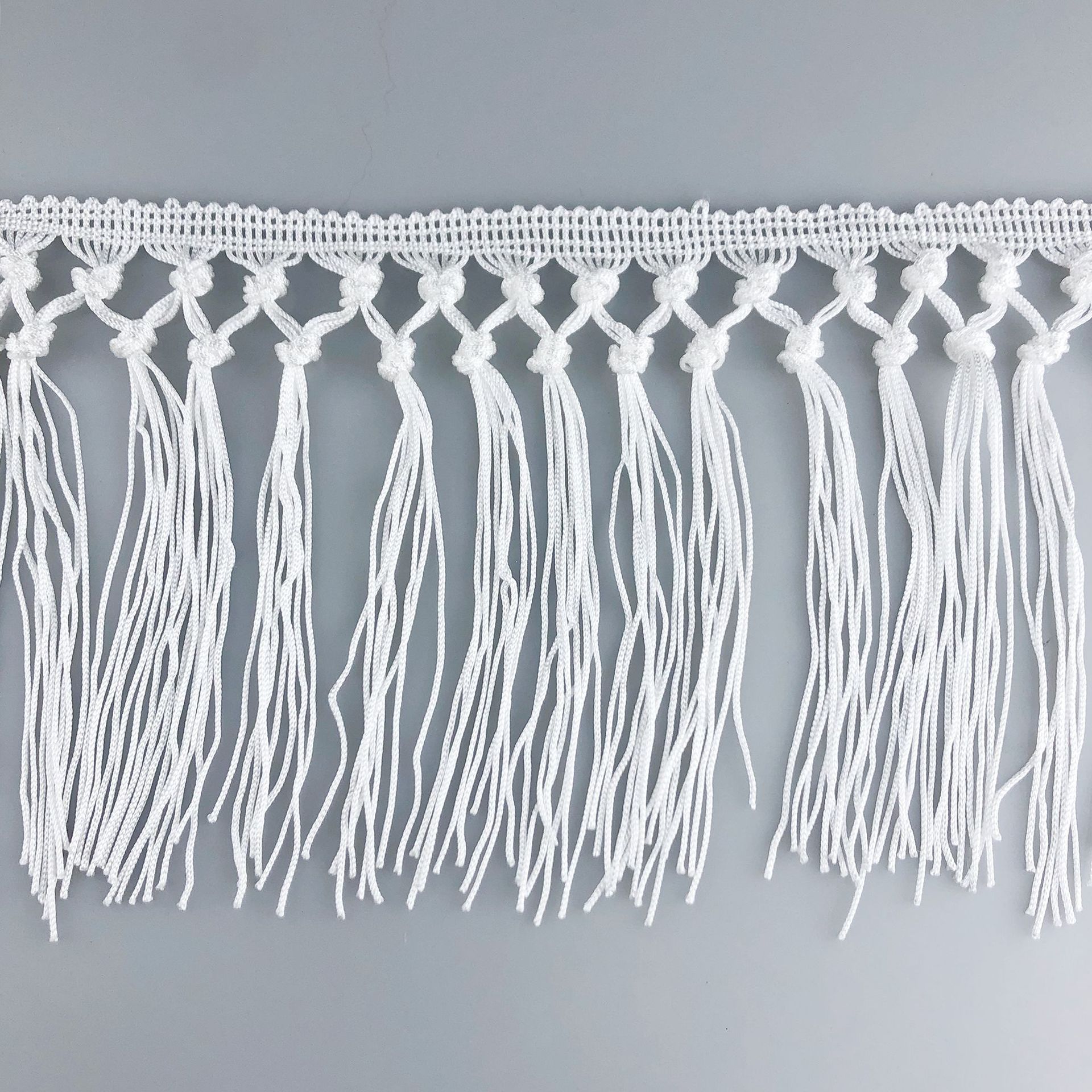 涤纶丝流苏单双结花边 舞蹈裙子服装围巾沙滩巾工艺品排须辅料