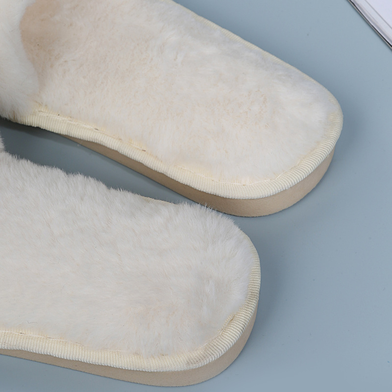 Velvet Plush Open-Toe Closed-Toe Autumn Indoor Lightweight Cushioned Memory Foam Breathable Indoor Shoes House Shoes_voghion.com