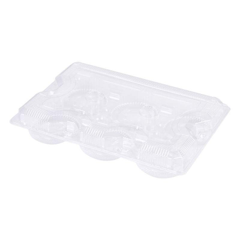 使い捨てエッグタルト包装箱 2/4 個 8 個ケーキルームベーキングポルトガルエッグタルトボックス自動バックルエッグタルト包装箱