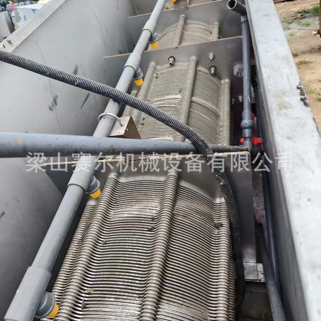 二手污泥环保过滤分离设备 不锈钢卧式分离机 二手叠螺脱水机