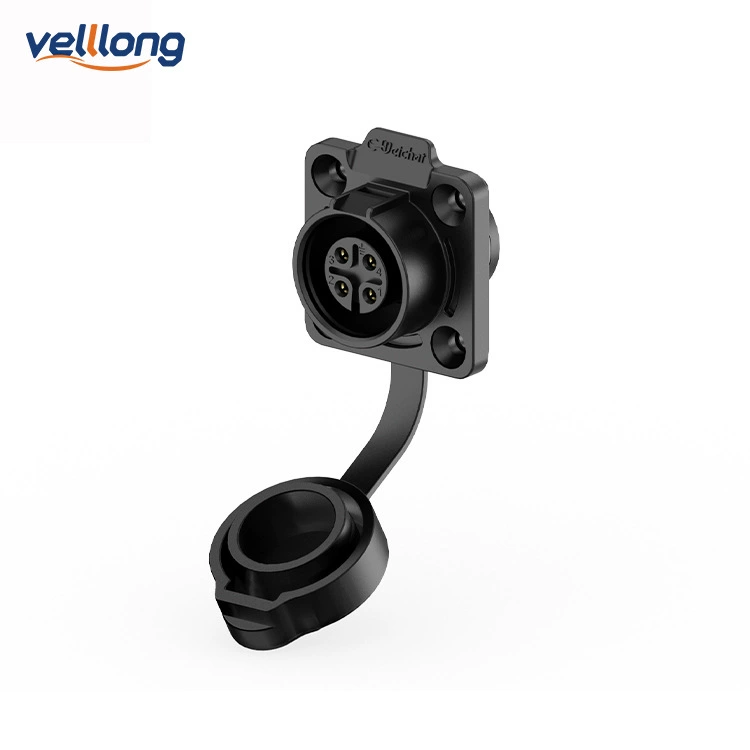 IP68 waterproof power socket connector EW-LP16 panel plastic 2/3/4/5/7/8/9 aviation plug
