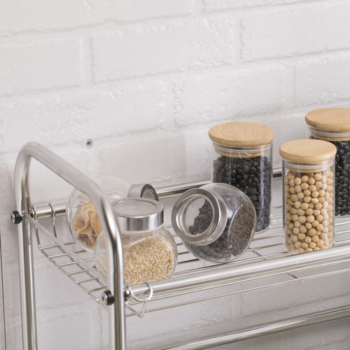 Manufacturer wholesale stainless steel double layer sink rack storage rack drain basket dish rack knife and chopstick rack kitchen kitchenware cross-border