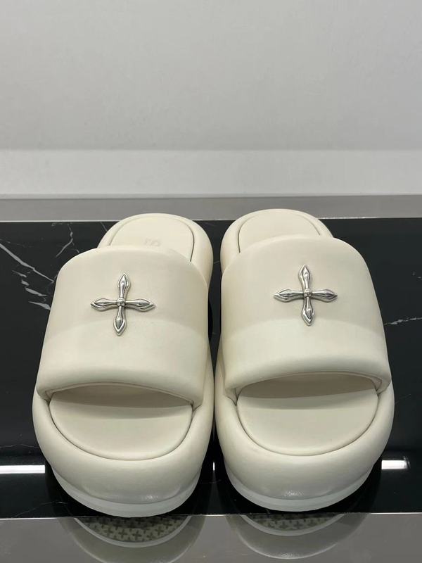 高品質！ Wu Xuan Yi の同じスタイル SMFK クロスフラワーファースリッパブラックベルベット厚底アウターウェアスリッパ女性用|undefined