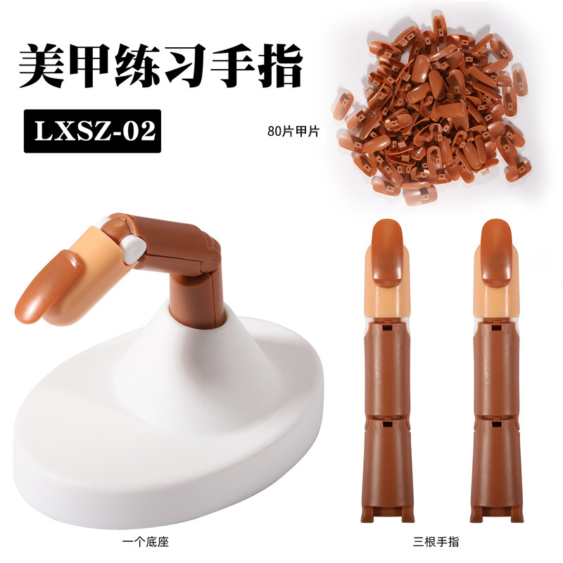 Nuevo estilo transfronterizo de práctica de uñas, dedos doblables y móviles, manos mecánicas articuladas, modelos de uñas, manos artificiales