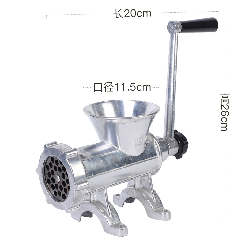 Máquina de enema de mano doméstica, moledor de carne, dumpling, moledor de verduras picadas, moledor de carne, herramienta de enema, máquina de salchichas hecha a mano