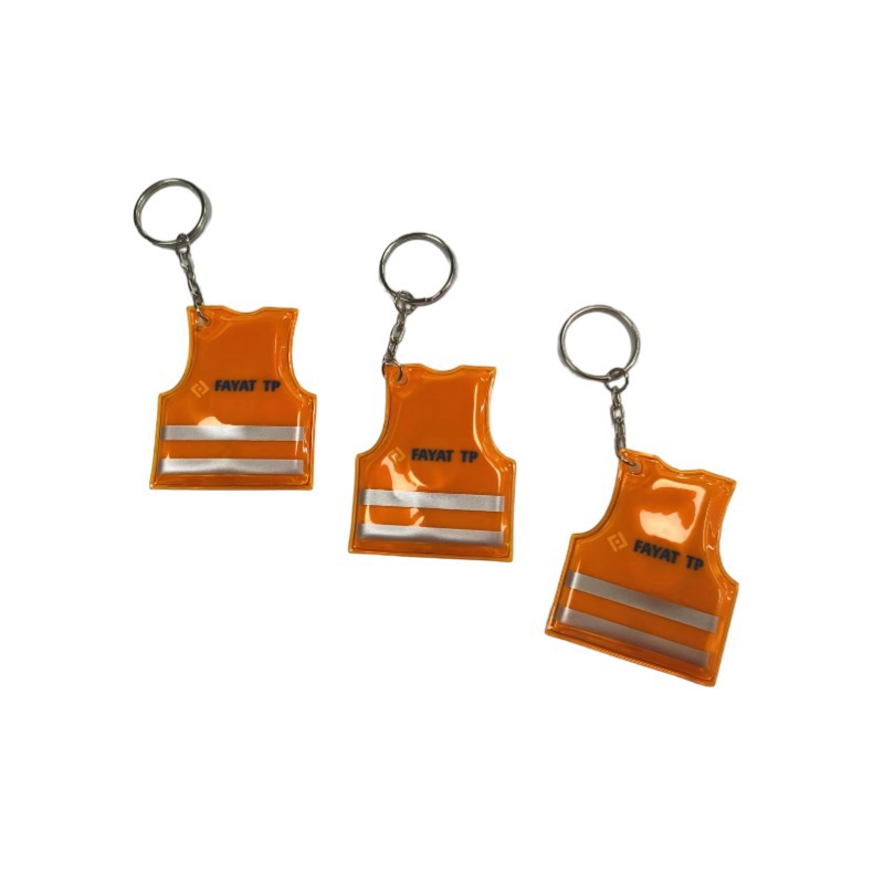 定制电压反光按灯钥匙扣LED带灯钥匙 手电筒PVC带灯挂件卡通精品