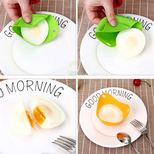 Silicone egg omelet, non-toxic silicone egg cooker with base, food grade silicone egg tray, silicone egg steamer