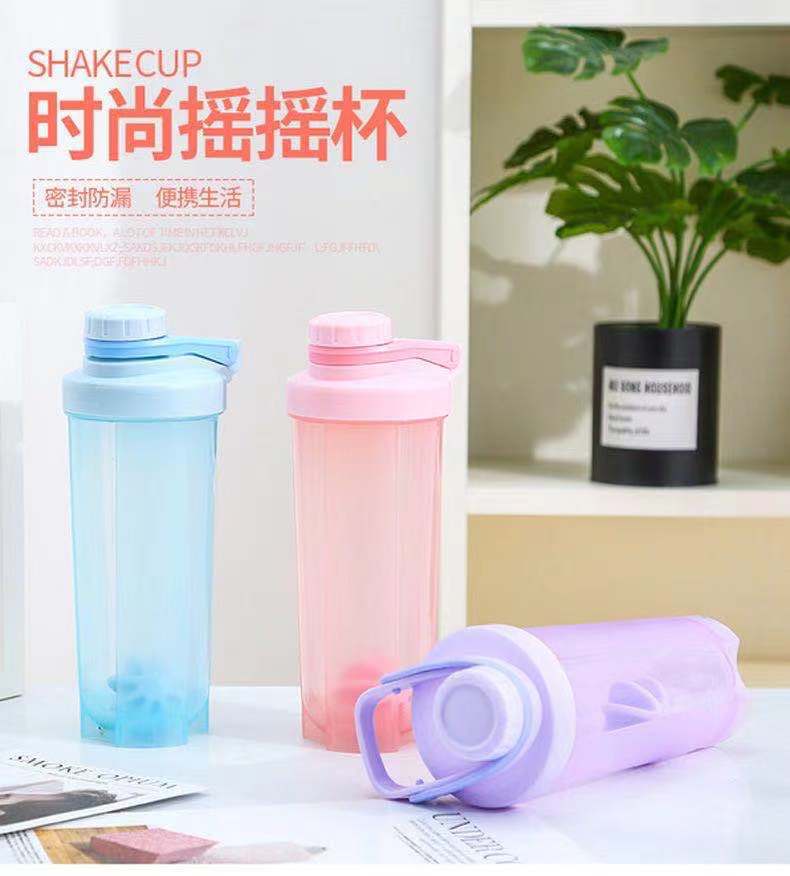 700ml de espesor batido taza batido proteína en polvo taza de mezcla con escala portátil deportes fitness taza de plástico