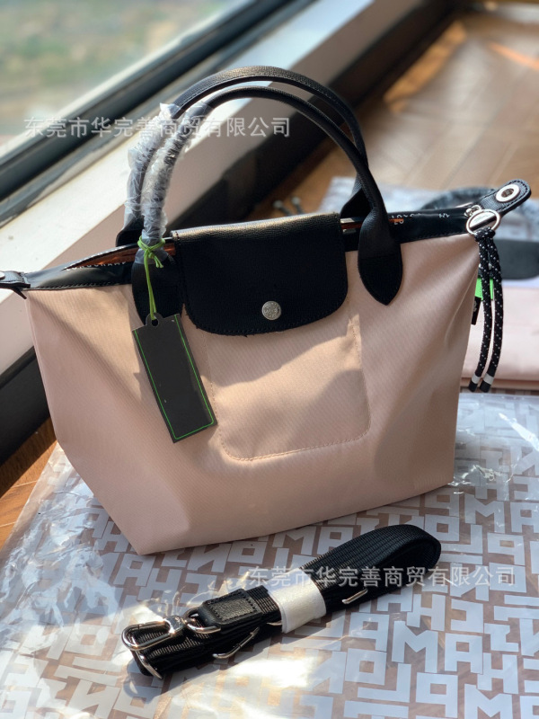 莞产骧家尼龙饺子包短柄手提包大容量单肩斜挎包男女通用简约时尚|undefined