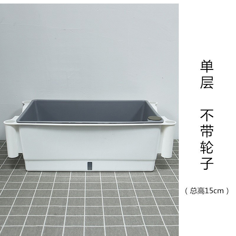 家庭多层阳台自动吸水种菜盆长方形种植箱花盆懒人|undefined