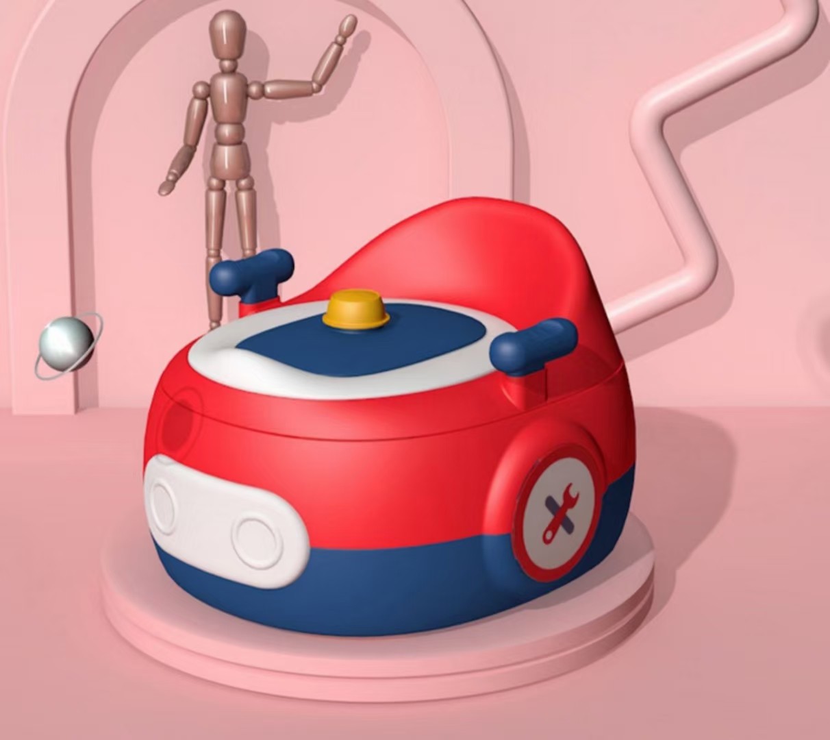 Portable children's toilet seat for boys and girls, baby toilet stool, multifunctional, detachable toilet seat, potty seat