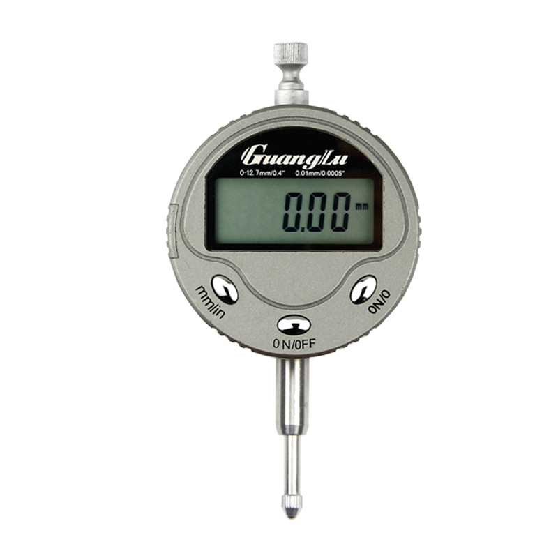 广陆 数显百分表0-50mm 电子指示表头量表小校表 312-105-10