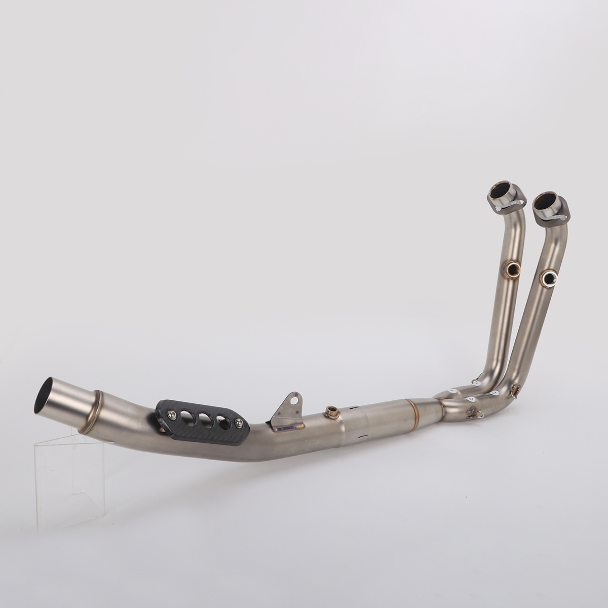 Suitable for modification of the CFMOTO 450MT motorcycle exhaust pipe, 450MT front section fully connects to the original factory diameter muffler