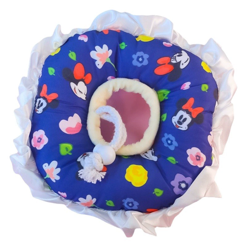 Домашние животные Элизабет стерилизация мягкого круга кошки милый мультяшный капюшон