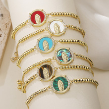 �Ĺ� ��Լ����ͭ��18K�����ʯ����ʥĸ����������Ů�羳��������