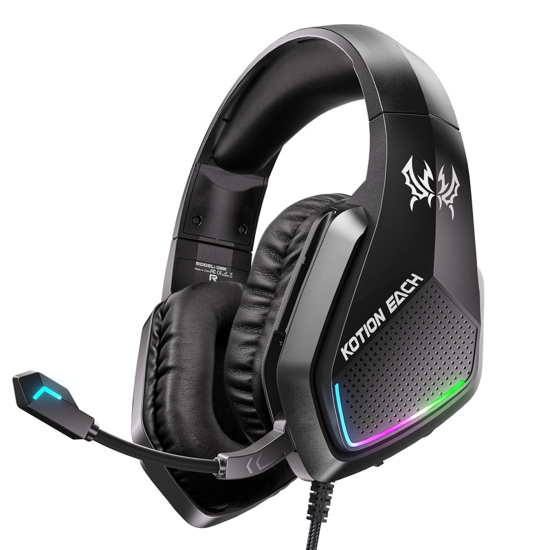 Cross-Border Foreign Trade G5000 Wireless Over-Ear Headphones for Computer Games with Microphone and Lighting, Ps5 Gaming Headset
