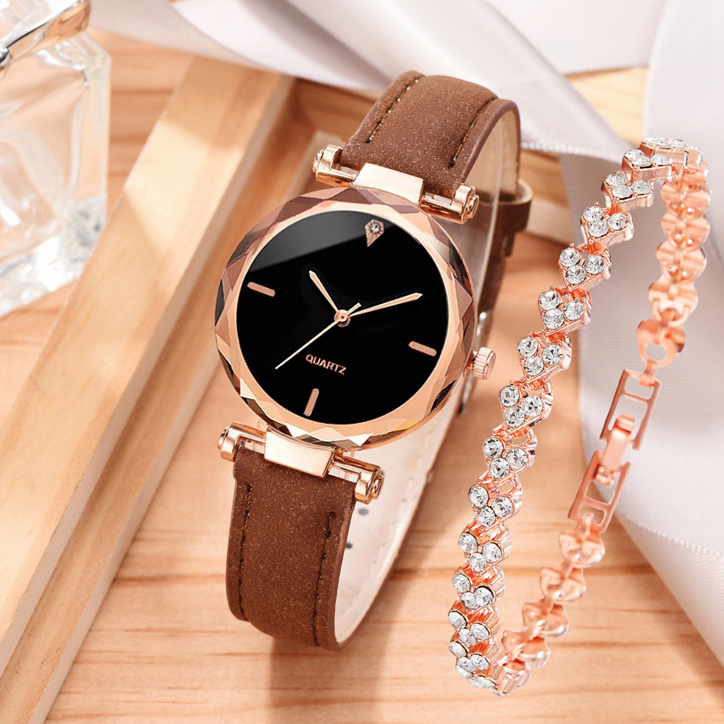 Style Simple Couleur Unie Boucle Quartz Femmes De Montres display picture 4