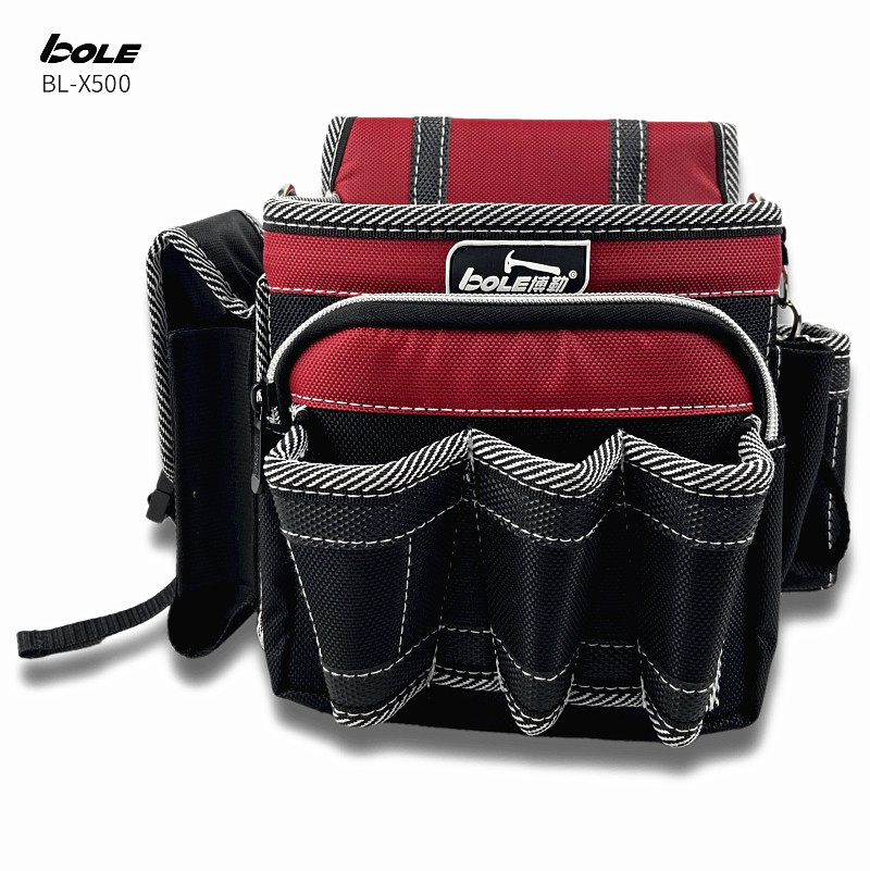 BOLE工具腰包精品加强型加厚耐磨单肩电工工具收纳袋维修安装收纳