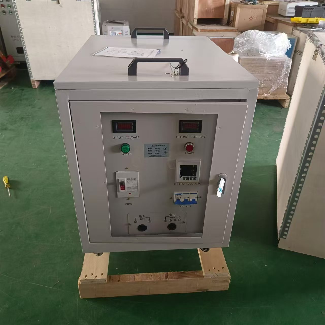 220v转380v搅拌机转换器单相变三相水泵变频器逆变升压转换电源器