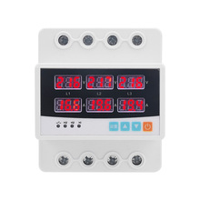 源头工厂三相六显过欠压保护器220V双电源ATS转换智能开关保护器
