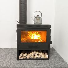 2026新款真火燃木壁炉木柴柴火家用取暖客厅农村民宿装饰取暖炉