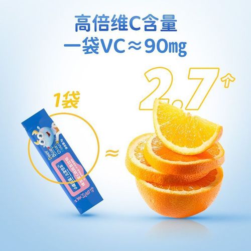 Guanqi Xiaolu Lanlan Children's Snack Brand Vitamin C Nutritional High VC Jumping Straight Drinking Powder