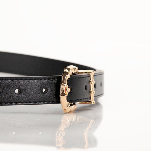  new fashionable and versatile women's belt with jeans, suit pants, casual and simple alloy pin buckle belt