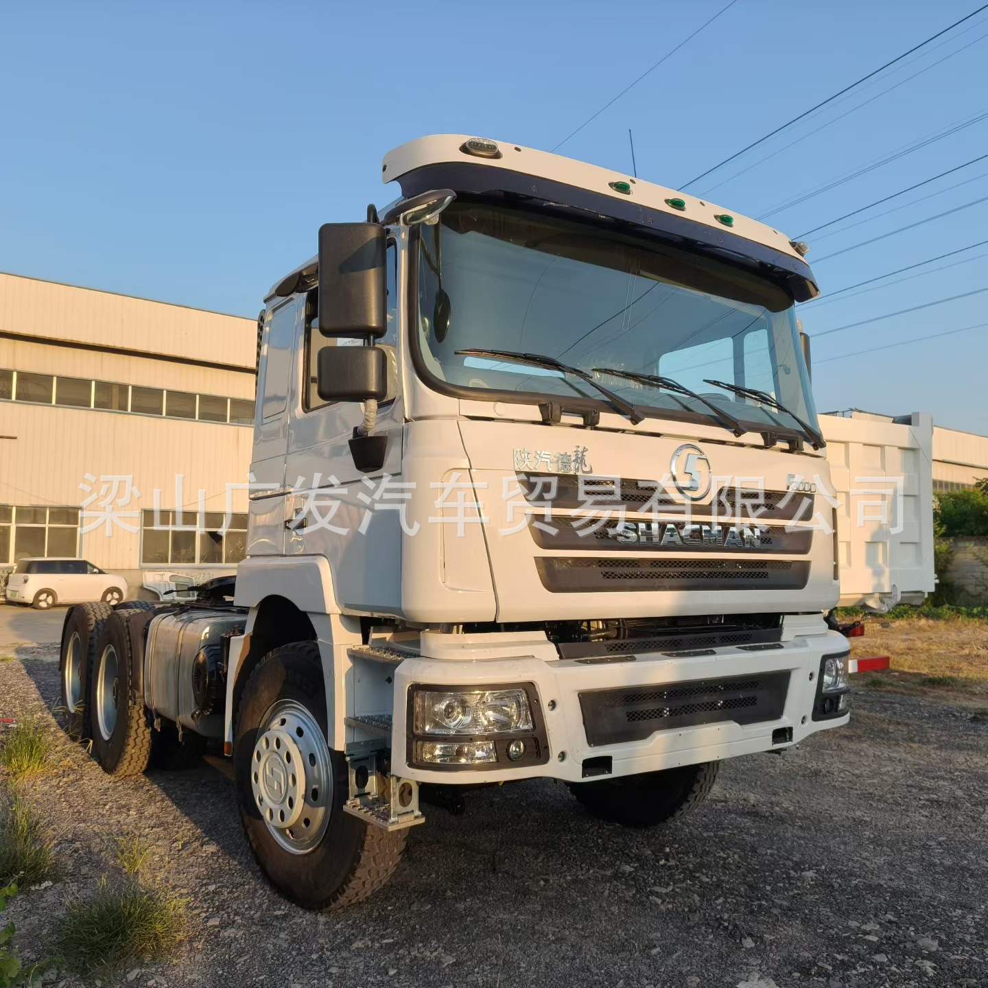Export-specific heavy-duty truck HOWO Shaanqi Delong tractor head 6x4 semi-trailer tractor head dump truck for engineering applications
