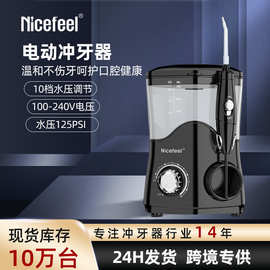 Nicefeel冲牙器家用台式洗牙器 跨境口腔清洁神器脉冲电动冲牙器