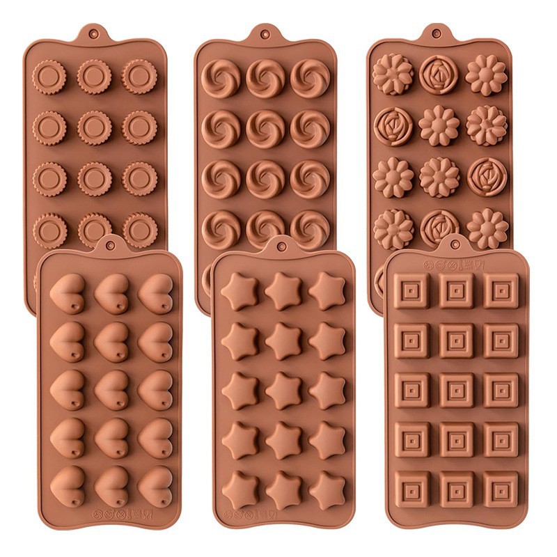 Molde de silicona en forma de tulipán para chocolate, gomitas, fondant, caramelos blandos, herramienta para hornear pasteles de chocolate de Dubái
