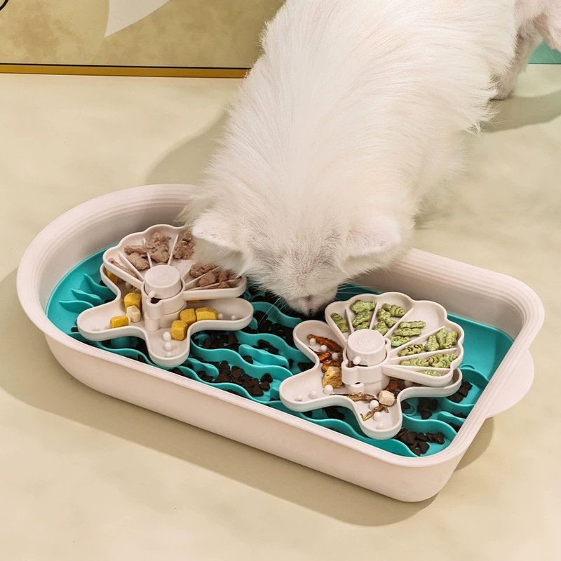 Plato de Comida Lenta para Perros de Plástico PP Antiahogo image 46