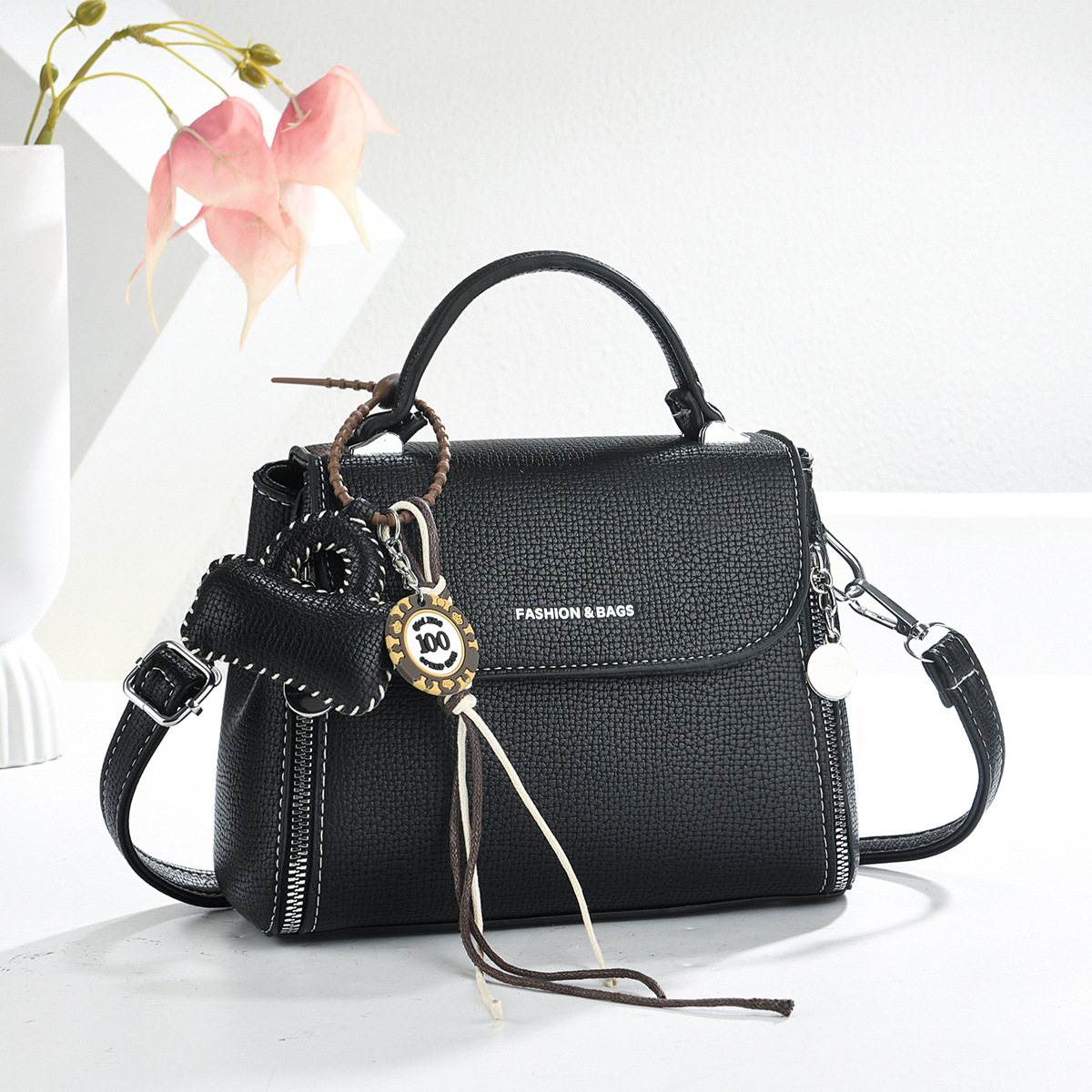 Bolsas de textura universal bolsas de mano colgantes bolsas de mano de transporte diario bolsas de hombro de moda casuales bolsas transfronterizas