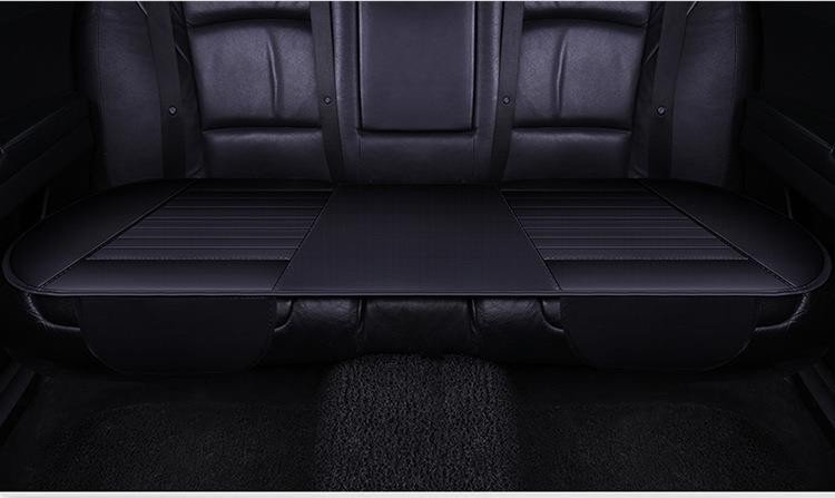 Seat Cushion Single | Universal Seat cushion, seat cover - rear-with-bamboo-charcoal-black