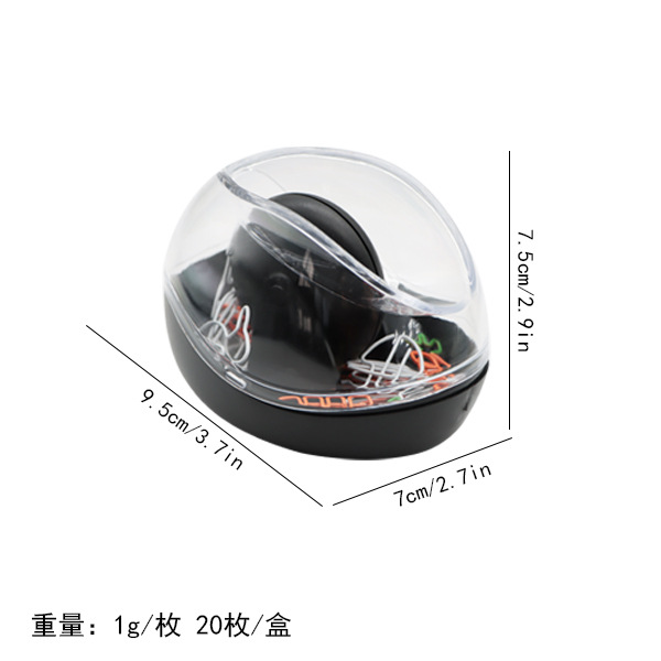 Cartel de almacenamiento de clip magnético de color macarón cuadrado creativo