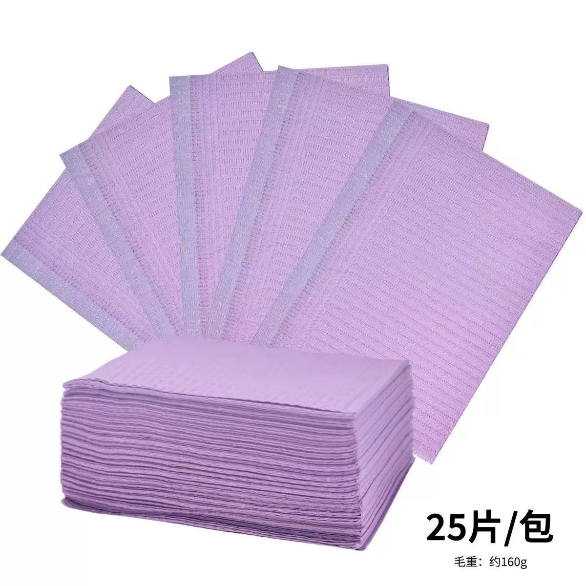 Transfronterizo directo de fábrica de uñas desechables almohadilla de mesa paño herramienta de limpieza de pestañas papel 125 piezas/bolsa de uñas estera