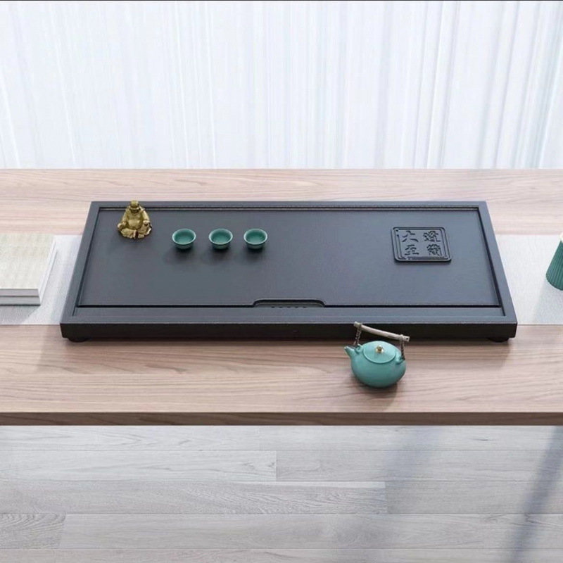 Oficina sala de estar mesa de té de piedra kung fu mesa de té de piedra natural mesa de té de alta calidad set de té