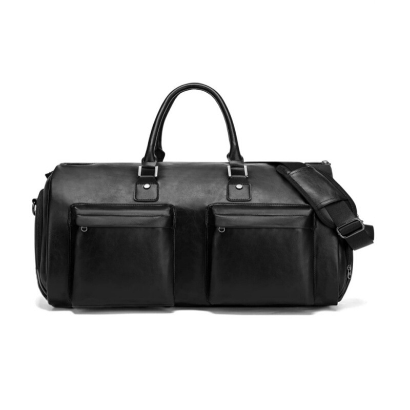 Manufacturer Customized Pu Wear-Resistant Storage Bag Large Capacity Diagonal Business Suit Bag Satchel Waterproof and Dustproof Travel Bag