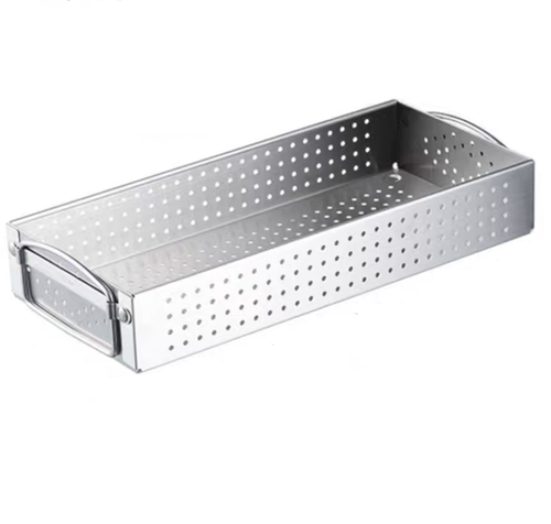 Wholesale 304 stainless steel disinfection cabinet chopstick box chopstick cage household asphalt horizontal tableware cage kitchen storage box
