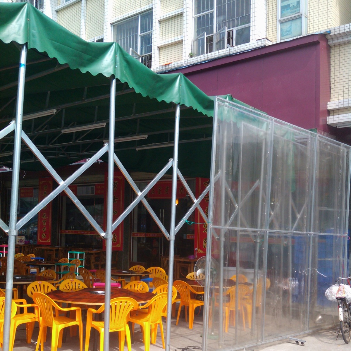 供应福州物流推拉篷，闽清物流推拉篷，永泰大排档推拉篷