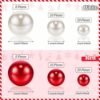 Cross -border explosion ChristmasVasefillerpearl Suspension Fill Filled Vocal Press Christmas Pearl Decoration