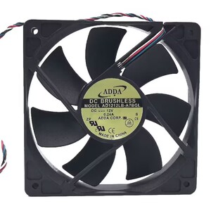 ADDA 12025 12V 0.24A AD1212LB-A7BGLɢ���L��4���ؿ��o��12����