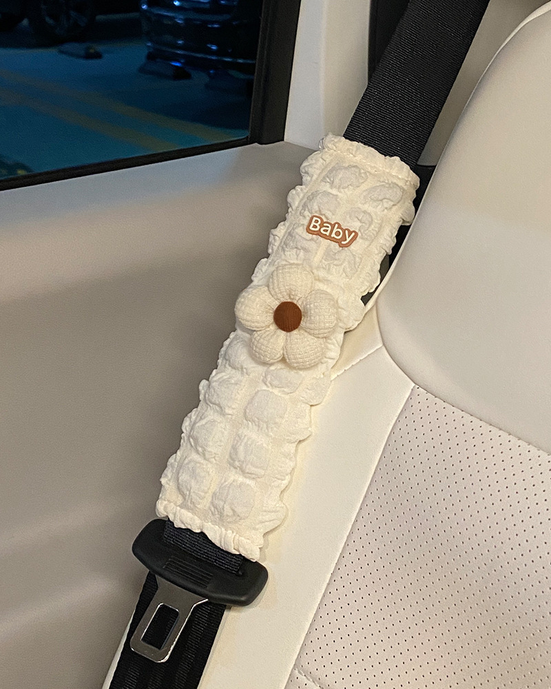 Funda Protectora para Cinturón de Seguridad de Poliéster Suave para Coche